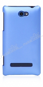 Eiroo HTC Windows Phone 8S Mavi Rubber Klf