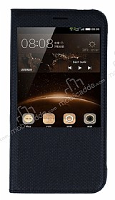 Huawei G8 Pencereli nce Kapakl Siyah Klf