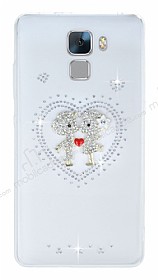 Huawei Honor 7 Tal Love effaf Silikon Klf
