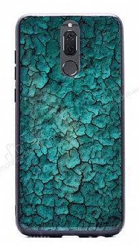Huawei Mate 10 Lite Marble Yeil Silikon Klf