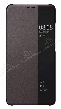 Huawei Mate 10 Pro Uyku Modlu nce Yan Kapakl Siyah Klf