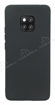 Huawei Mate 20 Pro Mat Siyah Silikon Klf