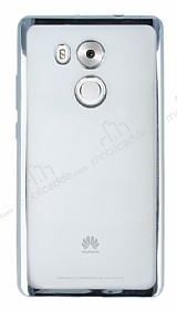 Huawei Mate 8 Silver Kenarl effaf Silikon Klf