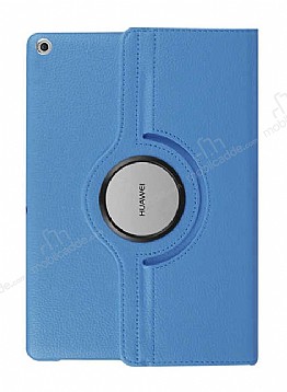 Huawei MediaPad T3 7.0 360 Derece Dner Standl Mavi Deri Klf