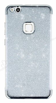 Huawei P10 Lite Simli Silver Silikon Klf