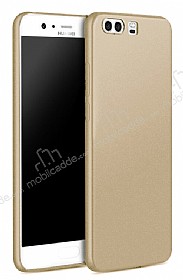 Huawei P10 Mat Gold Silikon Klf