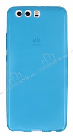Huawei P10 Ultra nce effaf Mavi Silikon Klf