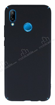 Huawei P20 Lite Tam Kenar Koruma Siyah Rubber Klf
