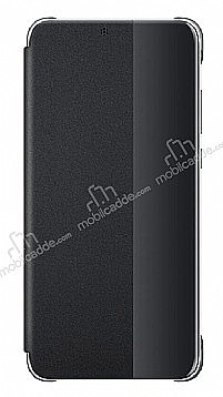 Huawei P20 Lite Uyku Modlu nce Yan Kapakl Siyah Klf