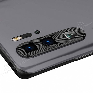 Huawei P30 Pro Metal Siyah Kamera Lensi Koruyucu