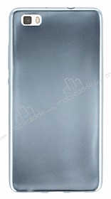 Huawei P8 Lite Metalik Silver Silikon Klf