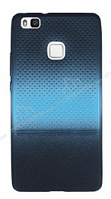 Huawei P9 Lite Mavi Noktal Ultra nce Silikon Klf