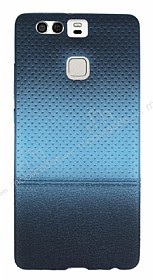 Huawei P9 Mavi Noktal Ultra nce Silikon Klf