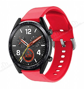 Huawei Watch GT 2 Silikon Krmz Kordon (46 mm)