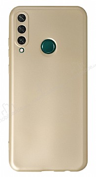 Huawei Y6p Kamera Korumal Gold Silikon Klf