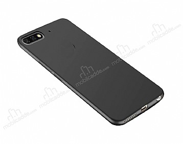 Huawei Y6 2018 Mat Siyah Silikon Klf