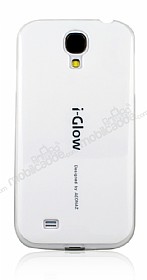 i-Glow Samsung i9500 Galaxy S4 Beyaz Silikon Klf