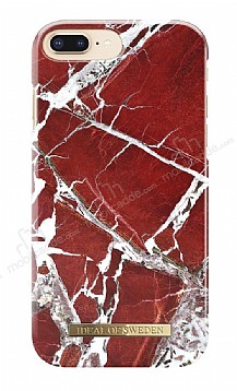 iDeal of Sweden iPhone 6 Plus / 6S Plus / 7 Plus / 8 Plus Scarlet Red Marble Klf