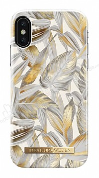 iDeal of Sweden iPhone XS Max Platinum Leaves Klf