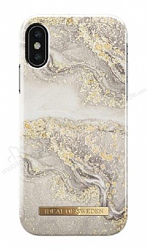 iDeal of Sweden iPhone X / XS Sparkle Greige Marble Klf