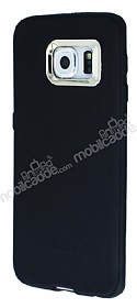 iFace Samsung Galaxy S6 Edge Kamera Korumal Siyah Silikon Klf