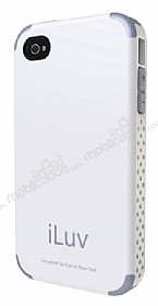 iLuv Regatta iPhone 4 / 4S Ultra Koruma Beyaz Klf