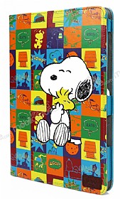 iLuv Snoopy Folio Samsung Galaxy Tab / Tab 2 10.1 Standl Yan Kapakl Deri Klf