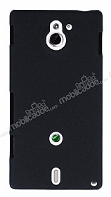 Imak Sony Xperia Sola Quicksand Siyah Rubber Klf