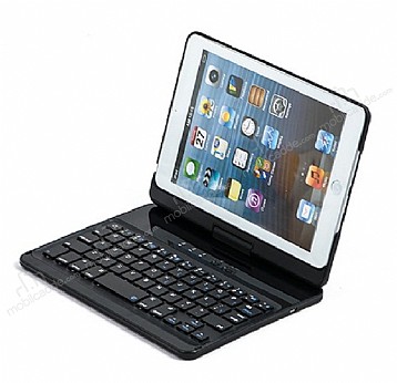 iPad 2 / 3 / 4 Klavyeli Standl Siyah Rubber Klf