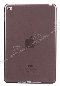 iPad 2 / 3 / 4 effaf Siyah Silikon Klf