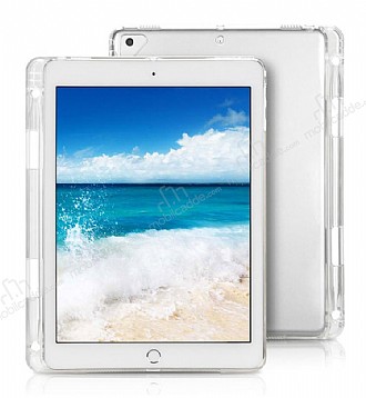 iPad Air 2 Kalemlikli Tablet effaf Silikon Klf