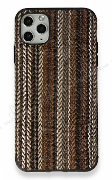 iPhone 11 Pro Max Kahverengi rg Kuma Silikon Klf