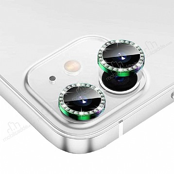 iPhone 12 6.1 in Crystal Tal Yeil Kamera Lensi Koruyucu