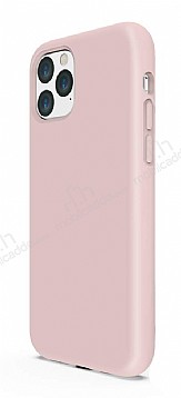 iPhone 11 Pro Max Rainbow Ak Pembe Silikon Klf