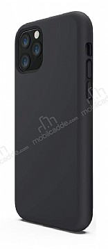 iPhone 11 Pro Max Rainbow Siyah Silikon Klf