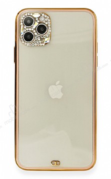 iPhone 11 Pro Tal Kamera Korumal Pembe Silikon Klf