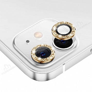 iPhone 12 Mini 5.4 in Tal Gold Kamera Lens Koruyucu