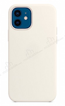 iPhone 12 Mini 5.4 in MacSafe zellikli Lansman Beyaz Klf