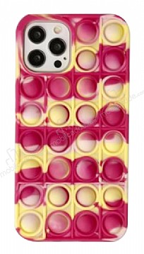 iPhone 12 Pro Max 6.7 in Push Pop Bubble Sar-Pembe Klf