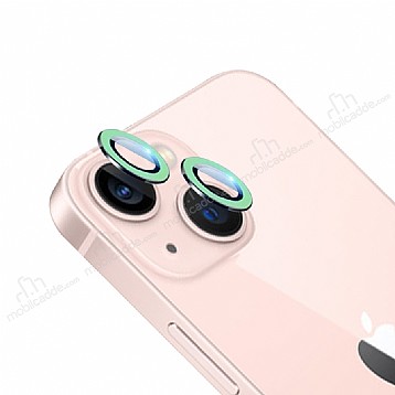 iPhone 13 Mini Neon Yeil Kamera Lens Koruyucu