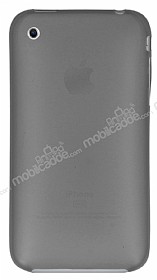 iPhone 3G / 3GS Ultra nce Siyah Rubber Klf
