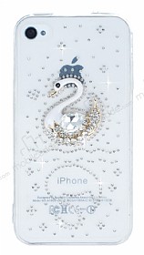iPhone 4 / 4S Tal Kuu effaf Silikon Klf