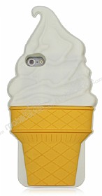 iPhone SE / 5 / 5S Vanilyal  Dondurma Silikon Klf
