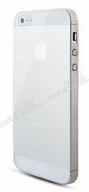 iPhone SE / 5 / 5S Ultra nce Beyaz Rubber Klf