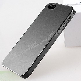 iPhone SE / 5 / 5S Ultra nce Siyah Rubber Klf