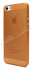 iPhone SE / 5 / 5S Ultra nce Turuncu Rubber Klf