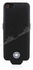 iPhone SE / 5 / 5S / 5C Bataryal Siyah Klf
