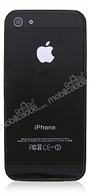 iPhone SE / 5 / 5S Silikon Bumper Siyah ereve Klf