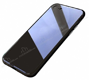 iPhone 6 / 6S 360 Derece Koruma Manyetik Siyah Cam Klf
