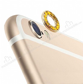 iPhone 6 / 6S Gold Tal Kamera Lensi Koruyucu